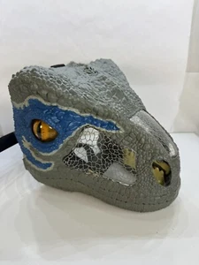 Jurassic World Mattel Velociraptor Blue Chomp 'N Roar Mask - Bild 1 von 8