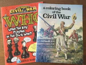 LOT of 2 CIVIL WAR BOOK AND CIVIL WAR COLORING BOOK - Picture 1 of 5