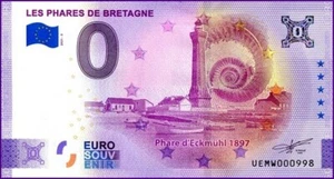 LES PHARES DE BRETAGNE / 0€ TICKET / NULL EURO-SCHEIN / UEMW 2021-5 - Bild 1 von 1