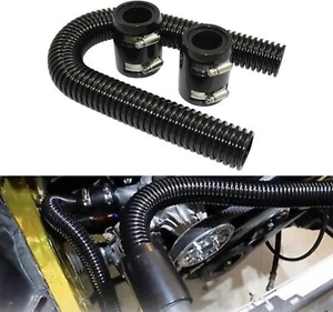 BLACKHORSE-RACING 24" Flexible Stainless Steel Upper or Lower Radiator Hose Kit - Bild 1 von 11