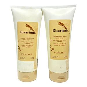 PERLIER Risarium Exfoliating Body Cream 200ml/6.8fl.oz. LOT OF 2 - Picture 1 of 2