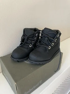 Timberland Toddler Pokey Pine Black 6-Inch Side-Zip Boots - UK Size 6 - Picture 1 of 4