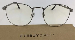 Eyebuydirect St Michel M 50-19-145 C2 Silver Metal Eyeglasses FRAMES ONLY H21 - Picture 1 of 7