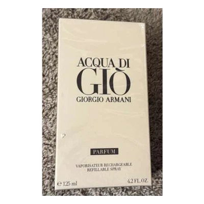 Acqua Di Gio por Giorgio Armani Perfume Spray Para Hombres 125 ml / 4.2 OZ Nuevo Foto 1 de 2
