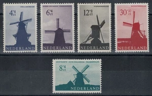 OLANDA 1963 Beneficenza, serie estiva, mulini a vento 5v MNH** - Picture 1 of 1