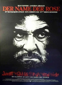 Der Name der Rose - Sean Connery, Christian Slater Filmposter A3 29x42cm gerollt - Picture 1 of 1