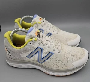 Chaussures de course baskets blanches New Balance Fresh Foam 680 W680CH7 pour femme taille 9 - Photo 1/13