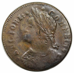 Cobre Connecticut 1787, busto drapeado izquierdo, escaso Miller 33,23-Z,4, R5 - Imagen 1 de 2