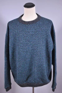 Vtg L.L. Bean Wool Crew Sweater Norway Men's 2XLT - Picture 1 of 4
