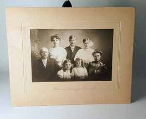 VTG Cabinet Card Henry Hanson Family Taken at J. O. Thompson's Windom, Minnesota - Picture 1 of 7