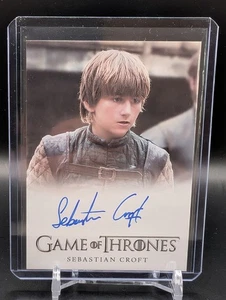 Rittenhouse Game of Thrones Sebastian Croft als Young Ned Stark Full Bleed Auto - Bild 1 von 2