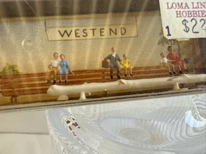 Vintage Merten Tourist Sitting Miniature Figurines N Scale Box N 867 Germany NiB - Picture 1 of 5