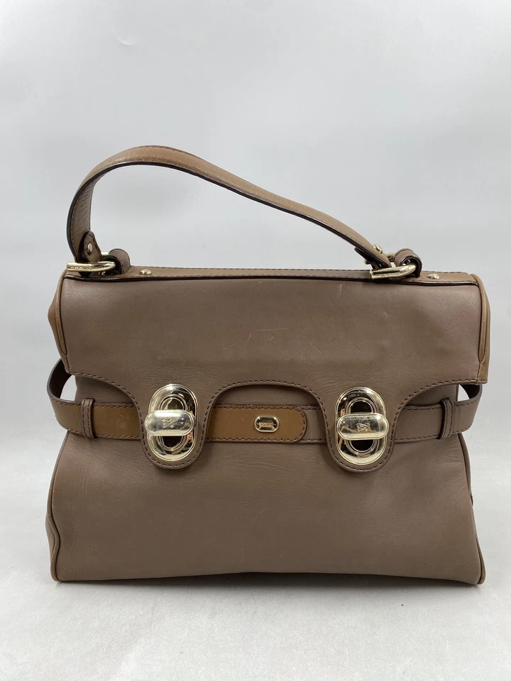 Bolso de hombro Lancel de cuero marrón Foto 1 de 4