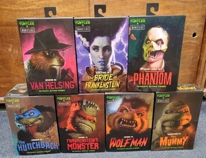 TMNT X Universal Monsters - MIB Figure Lot - Phantom Van Helsing Wolf Man - NECA - Picture 1 of 11