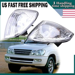 Left& Right Side Bumper Turn Signal Light Corner Lamp For Lexus LX470 1998-2007 - Picture 1 of 8