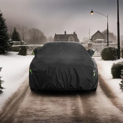 Cubierta Completa para Coche Impermeable Todo Clima Protectora Anti-UV Lluvia Nieve Anti Arañazos~ Foto 1 de 4