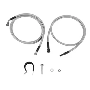819-814 Flexible Stainless Steel Braided Fuel Lines Compatible with Chevy  - Picture 1 of 8
