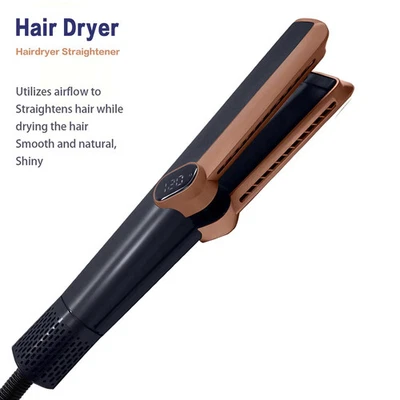 2in1 Professional Hair Straightener Curling Hair Dryer 106000 RPM Dry Air Anion  - Image 1 of 4