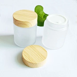 Glas Reiseglas Kosmetik Dick Probenbehälter Make-up Flasche 100g Behälter - Bild 1 von 6