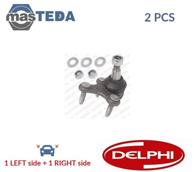 TC1317 SUSPENSION BALL JOINT PAIR FRONT DELPHI 2PCS FOR VW CADDY III,GOLF V - Image 1 of 4