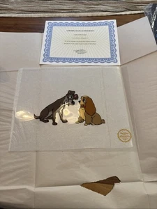 lady and the tramp serigraph - Picture 1 of 4