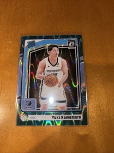 2024-25 Optic Basketball Rated Rookie RC Green Seismic Prizm Yuki Kawamura #287 - Bild 1 von 2