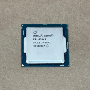 Lot of 2 Intel Xeon E3‑1230 v5 SR2LE 3.4 GHz 4‑Core 8‑Thread LGA1151 CPU - Picture 1 of 6