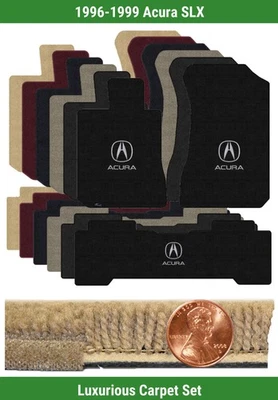 Juego de alfombrillas Lloyd Custom Luxe para Acura SLX 1996-1999 con logotipo (3 piezas) #3T Foto 1 de 4