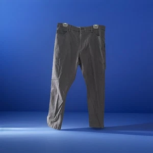 Van Heusen Flex Tech Pants Slim 34 x 30 Gray Straight Fit Waistband Workwear - Picture 1 of 13