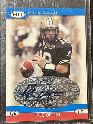 2005 SA*GE HIT #A36 Kyle Orton Authentic Autographs - Image 1 of 2