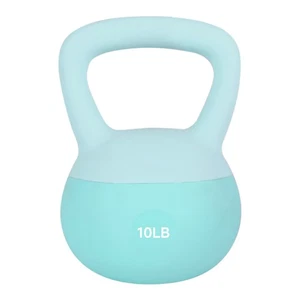 Leikefitness Soft Kettlebells, Stahl Shot gefüllte Gewichte für Damen und Herren, 10LB - Bild 1 von 6