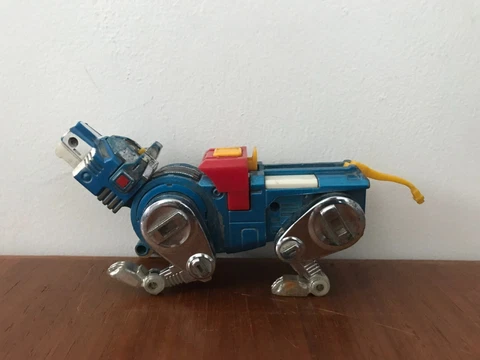 Vintage Voltron Blue Lion #4 GOLION 1981 Die Cast Metal Y&K GB-36 Japan Cover