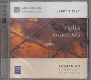 Violin Concertos Larry Sitsky Tasmanian Symphony Orchestra 2 CD NEU 