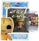 MIKE DELUNA signed Funko POP Figure THE ROCKETEER 58 Disney JSA Authentication