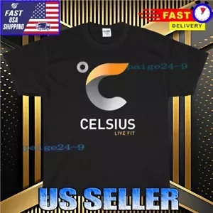 NEW SHIRT CELSIUS ENERGY DRINK LOGO T-SHIRT FUNNY AMERICAN UNISEX TEE SIZE S-5XL - Picture 1 of 6