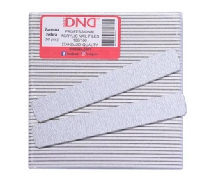 DND Jumbo Zebra Nail File 100/100 (50 pcs/pk) - Picture 1 of 1