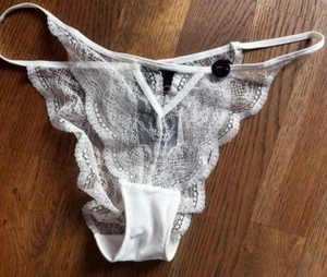 Hunkemöller Creme Isabell Tanga-Brazilian Gr. L NEU - Bild 1 von 5