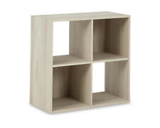 Signature Design by Ashley Socalle Four Cube Organizer Light Natural