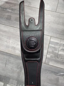 AJ_BAGGERS Tank BIB Bag For Indian CHALLENGER, PURSUIT 20-24 RED st. BLACK EMB - Picture 1 of 13