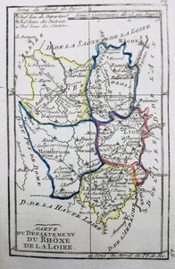 Rhône en 1794 Boën Saint Haon Roanne Montbrison Chazelles Yzeron Brignais Feurs