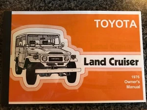 1976 Toyota Land Cruiser FJ40 FJ45 FJ55 Owner's Manual / User Guide - Bild 1 von 2