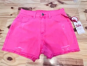 Justice Pink Mini Mom Shorts NWT size 16 - Picture 1 of 6