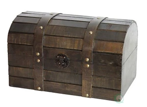 New Vintiquewise Old Style Barn Wood Trunk, QI003031 - Picture 1 of 3