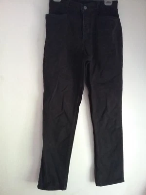 Pantalones de mezclilla para mujer New York negros de tiro bajo talla 8 ajustados Foto 1 de 4