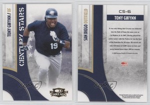 2008 Donruss Threads Century Stars Tony Gwynn #CS-6 HOF