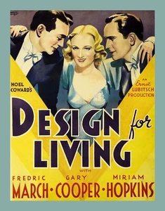 Decorative Poster.Interior wall art room design.Design for Living movie.11493 - Picture 1 of 1