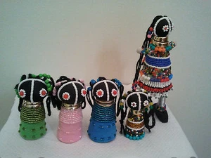 Bulk Lot 5 Hand Made Collectible Figures - Picture 1 of 9