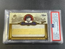 PIE TRAYNOR 2006 SP LEGENDARY CUTS SIGNATURE CUT AUTO /26 PSA 8 9 PIRATES HOF