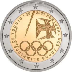 Portugal 2021 2 € Commemorative Coins Olympics TOKYO 2020 - Picture 1 of 1