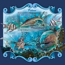 Fishes MNH Stamps 2018 Mozambique S/S